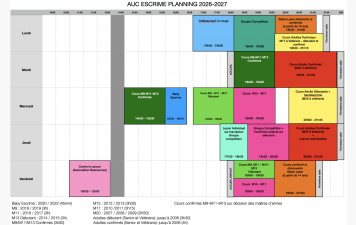 Début de saison 2026-2027